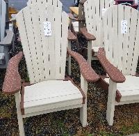 Finch Stock Birch/Walnut SeaAira Adirondack Folding Chair Sale $317.00 