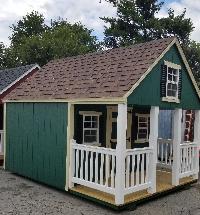 S 8LW 21 Stock 8' x 12' A-frame Playhouse with Porch Sale $3063.00