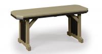 Two Tone Poly Mission Bench