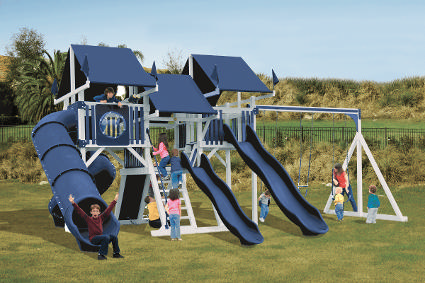 Wooden & Vinyl Swing Sets Glasgow DE