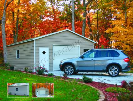 20 X 21 Boxed Eave Garage