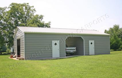 20 x 41 Custom Vertical Style Garage