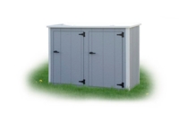 2 Can Regular Trash Can Shed