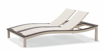 Telescope MGP Bazza Contour Armless Double Chaise