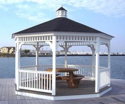 14 Ft. Vinyl Octagon Gazebo