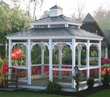 10' x 12' Rectangle Vinyl Gazebo