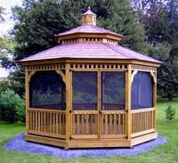 14' Pressure Treated Octagon Gazebo