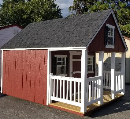 S 7LW 21 Stock 8' x 12' A-Frame Playhouse with Porch Clearance $2999.00