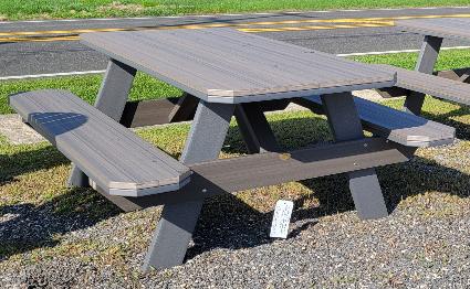 Finch Stock Poly Picnic Table 