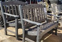 Finch Stock Avonlea Bench Coastal Grey/Dark Grey $489.00
