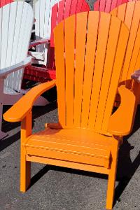 Finch Stock SeaAira Adirondack Folding Chair Orange $309.00