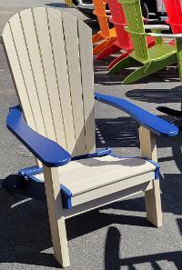 Finch Stock SeaAira Folding Chair Birch/Patriot Blue $289.00