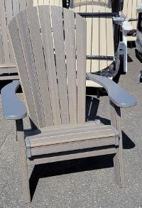 Finch Stock SeaAira Adirondack Folding Chair Coastal Grey Dark Grey $329.00