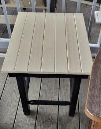 Finch Stock Zinn's Mill Side Table Black/Birch Sale $169.00