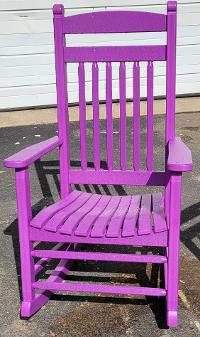 Finch Stock Zinn's Mill Rocker Purple Sale $339.00
