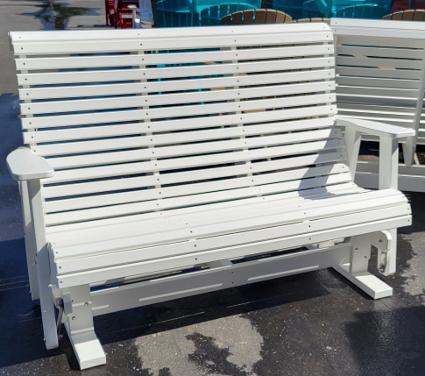 King's Stock 5' Rollback Glider White Sale $549.00