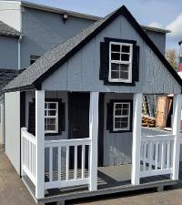 S 6LW 23 Stock 8'x 12' A-Frame Playhouse with Porch Sale $2780.00