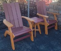 Kings Stock Upright California Chair & Side Table Set $727.00
