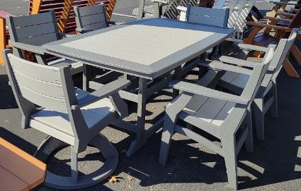 King's Stock Prince Rect Dining Set Sale $3310.00 
