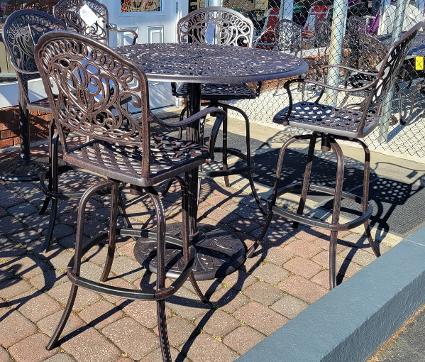 Hanamint Tuscany Bar Collection 42 Table Set $2300.00 