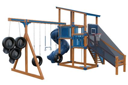 Swing Kingdom Switchback Series Super 59 Sports Tower