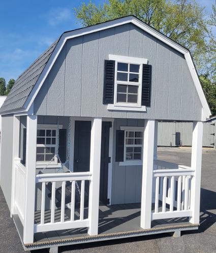 S 4LW 24 Stock 8' x 12' Dutch Playhouse Sale $3177.00