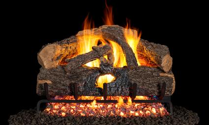 Peterson Charred Evergreen Oak Log Set G52