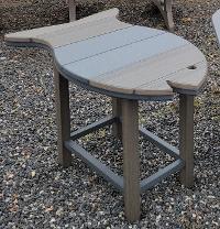 Finch Stock Fish Side Table Coastal Grey-Dark Grey Sale $279.00