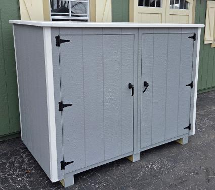 TC 1LW 25 Stock Jumbo 2 Can Trash Can Shed $1038.00