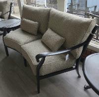Pride Castelle Madrid Crescent Loveseat Display Sale $2000.00 