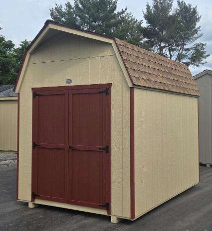 S 69A 25 Stock 8' x 10' High Wall Barn Sale $3090.00