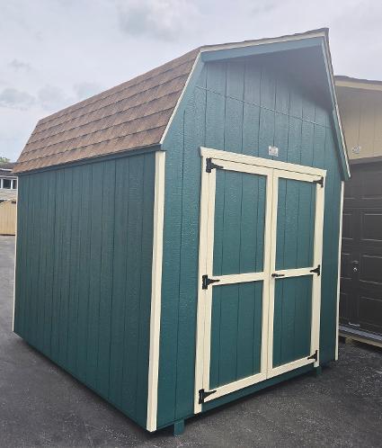 S 70A 25 Stock 8' x 10' High Wall Barn Sale $3090.00 