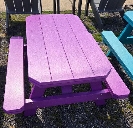 Finch Child's Table & Benches Purple DC $350.00