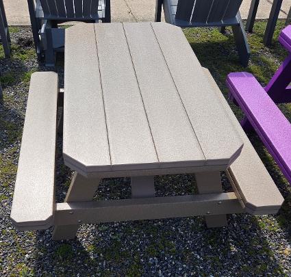 Finch Child's Table & Benches Weatherwood DC $350.00