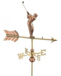 816P - Golfer Weathervane