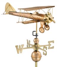 Biplane Weathervane