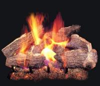 Peterson Vented Charred Rugged Split Oak Gas Logs